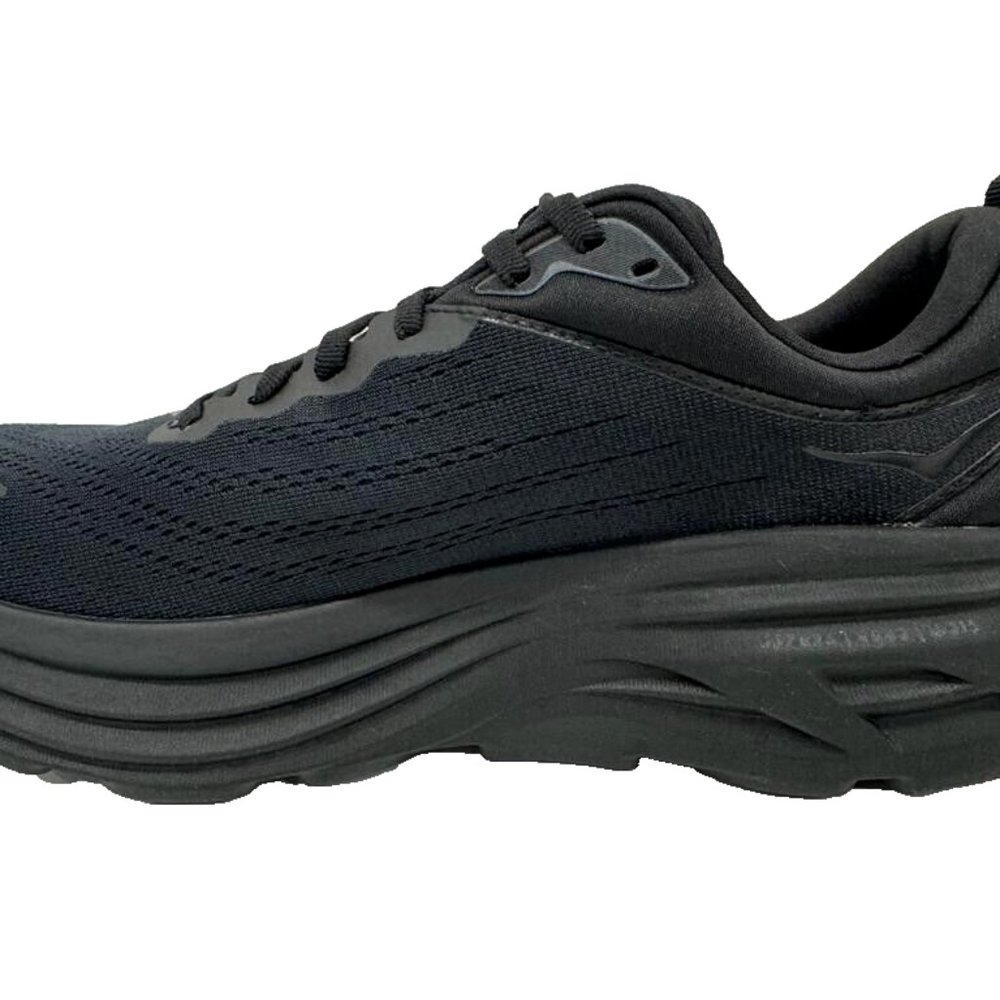 HOKA Men's Bondi8 WIDE Running Shoes Sneaker 1127953 BLACK WIDE SIZES - Picture 9 of 11